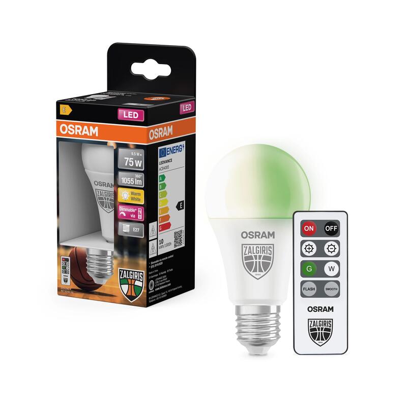 Osram Algiris Edition E27 1055lm Led Lamp With Remote