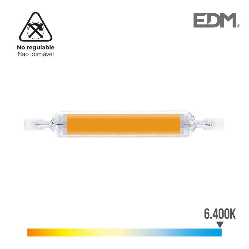 Bombilla Lineal Led 118 Mm R7s 12 W 1250 Lm 6400 K Luz Fria Ø 16mm