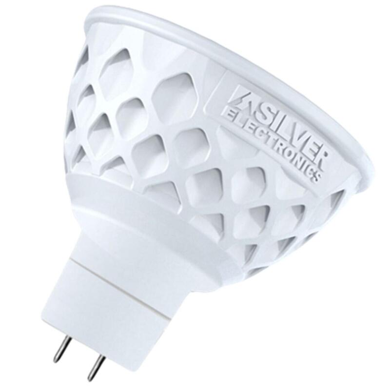 Bombilla Multi Led Silver Electronic Dicroica 4w=40w - Gu5.3 - 3.000k - 120 - 370lm - Luz Calida - A+