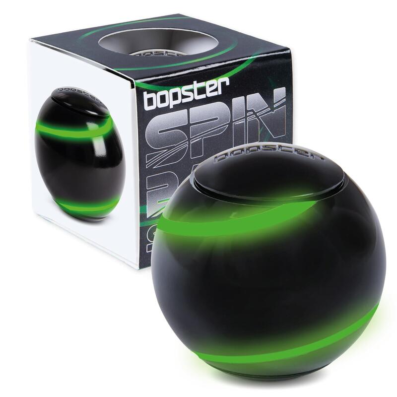 Bopmer - Fidget Spinner Ball - Negro&Green-Glow In The Dark