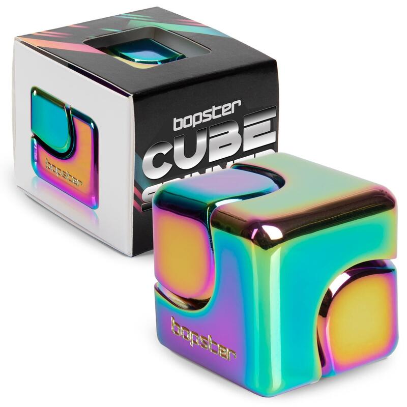 Bopmer - Fidget Spinner Cube - Multicolour Metallic
