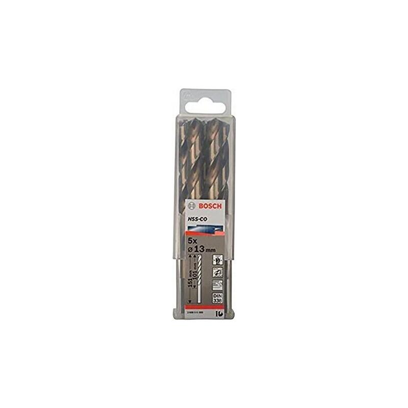 Bosch Broca De Metal Hss-Co, Din 338, Ø 13,0mm 2608585905