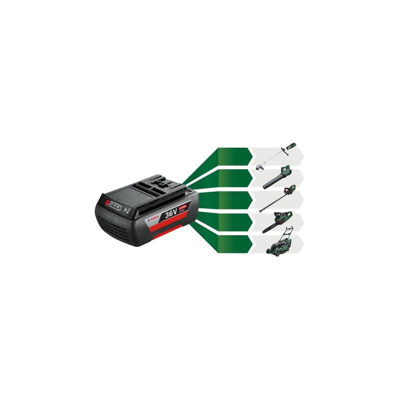 Bosch Diy & Garden Starter Set 36v (Gba 36v 6.0ah + Al 36v-20), Cargador Negro, 36v Power For All, Batería + Cargador F016800636