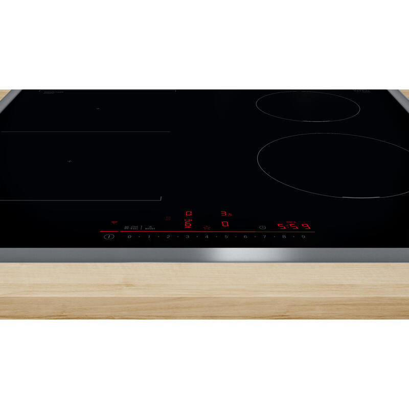 Bosch Home Pvs645hb1e Serie 6, Placa Autosuficiente Negro/Acero Inoxidable, 60 Cm Pvs645hb1e