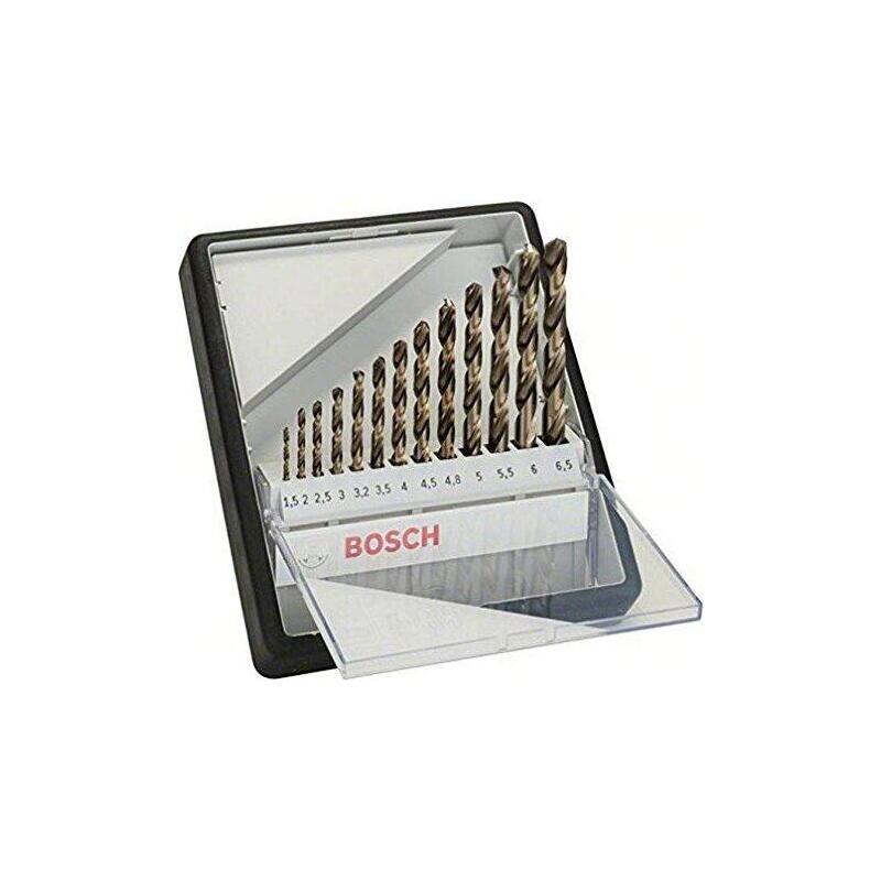 Bosch Juego De Brocas Para Metal Hss-Co Robust Line, 10 Piezas 2607019925