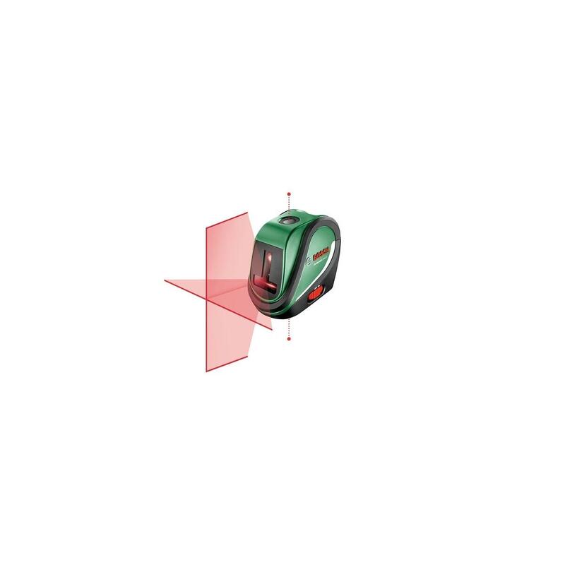 Bosch Láser De Líneas Cruzadas Universallevel 2 Set Verde/Negro, Líneas Láser Rojas, Alcance 10 Metros 603663803