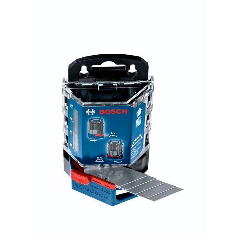 Bosch Professional Reemplazo Houses Para Universal Knife Professional, 50 Piezas, Cuchillas De Reemplazo De Cuchillas Trapezoidales 63 X 19 Mm 1600a01v3j