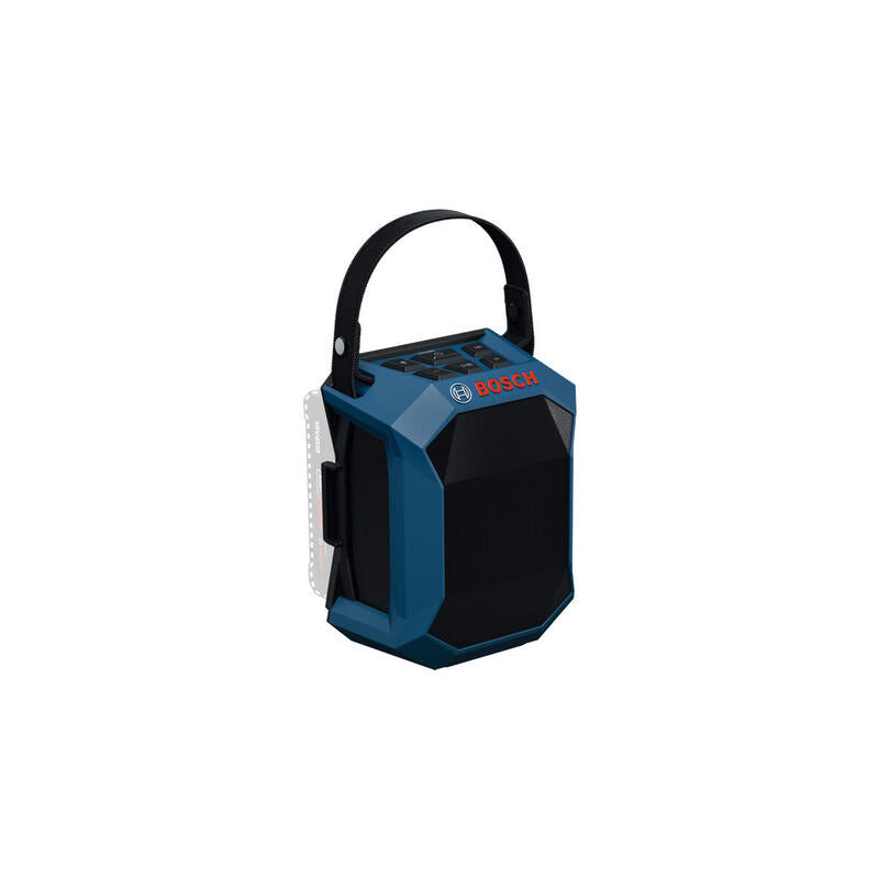 Bosch Professional Gpb 18v-1 C, Altavoz Azul/Negro, Bluetooth, Usb-C, Sin Batería Ni Cargador 06014a7000