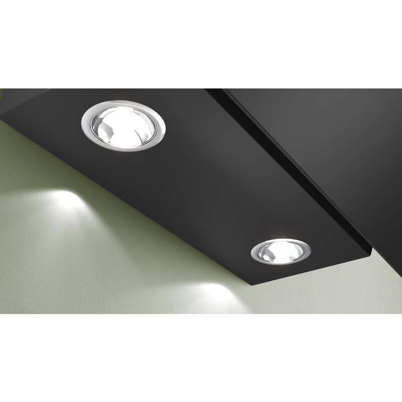 Bosch Serie 2 Dwk65dk60 Campana De Pared Negro 430 M³/H A