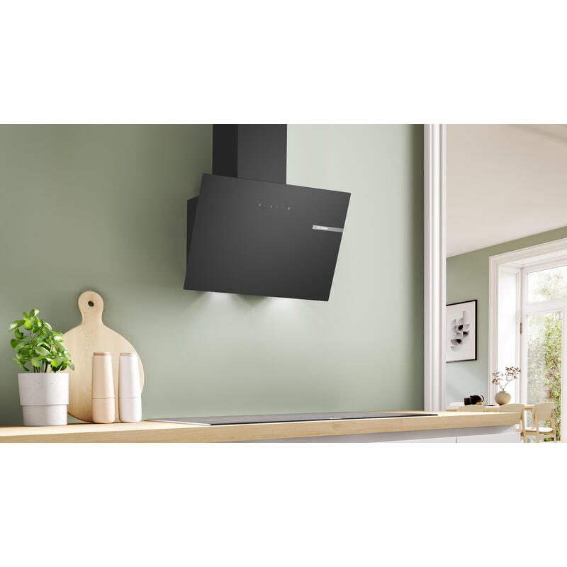 Bosch Serie 2 Dwk65dk60 Campana De Pared Negro 430 M³/H A