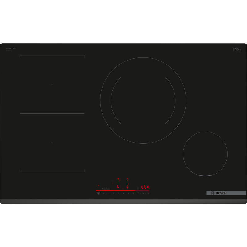 Bosch Serie 6 Pvs831hb1e Hobs Negro Integrado 80 Cm Con Placa De Inducción 4 Zona(S)