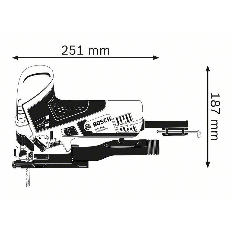 Bosch Sierra De Calar Gst 90 E Profesional 060158g000