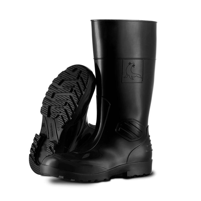 Bota Negra De Seguridad Carbón S5 Src, Talla 42