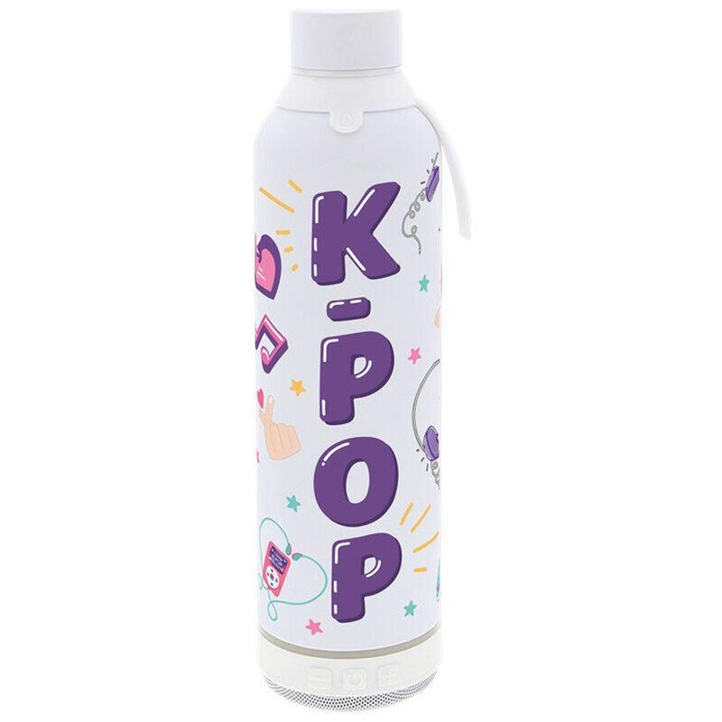 Botella Termica Con Altavoz Ice K-Pop 600ml