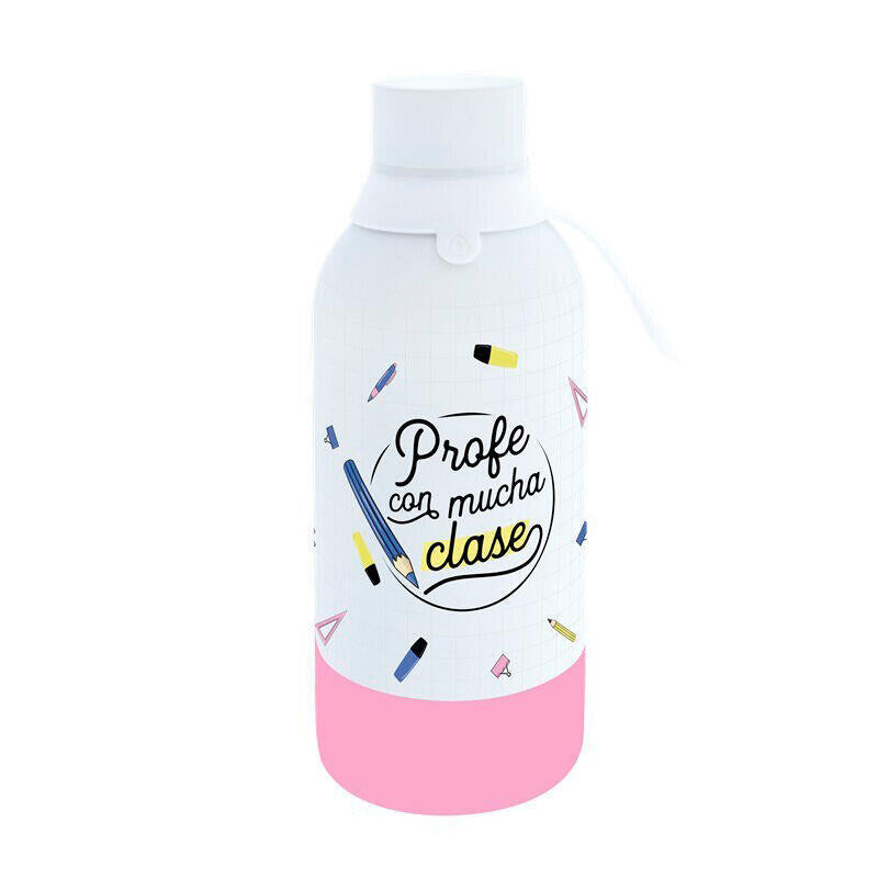 Botella Termica - Profe Con Mucha Clase 500ml