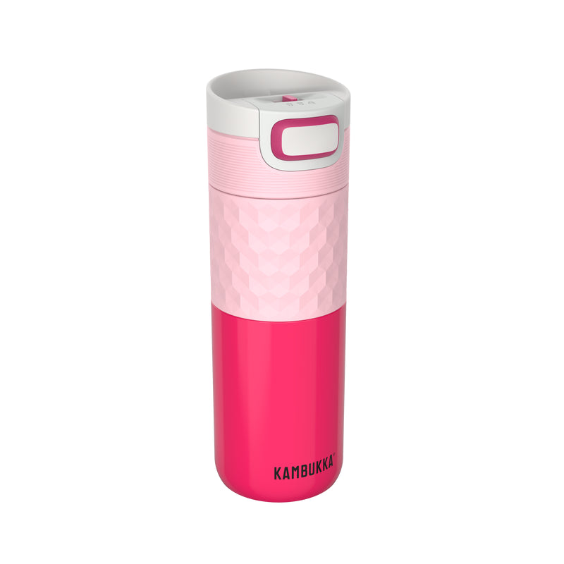 Botella Termo Kambukka Etna Grip 500ml Diva Pink Acero Inoxidable Antigoteo Antiderrame
