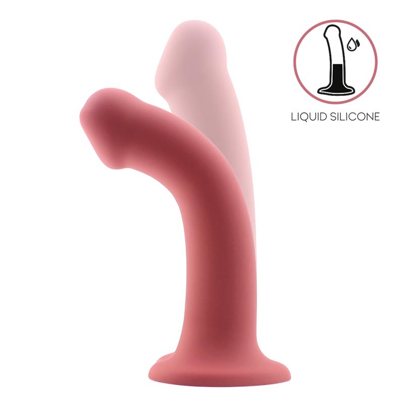 Dildo Bouncyerojugdil Silicona Líquida Hiper Flexible 7.5 - 19 Cm Talla L Burgundy
