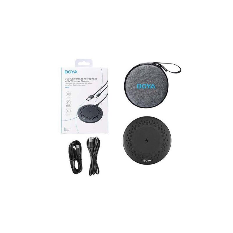 Boya Microphone Wireless Blobby Omnidirectional Conference Black Eu