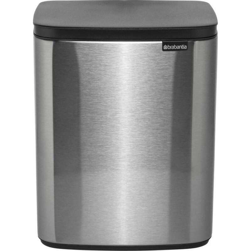 Brabantia Bo Trash Bin 12 Liter Matte Steel Fingerprint Proof