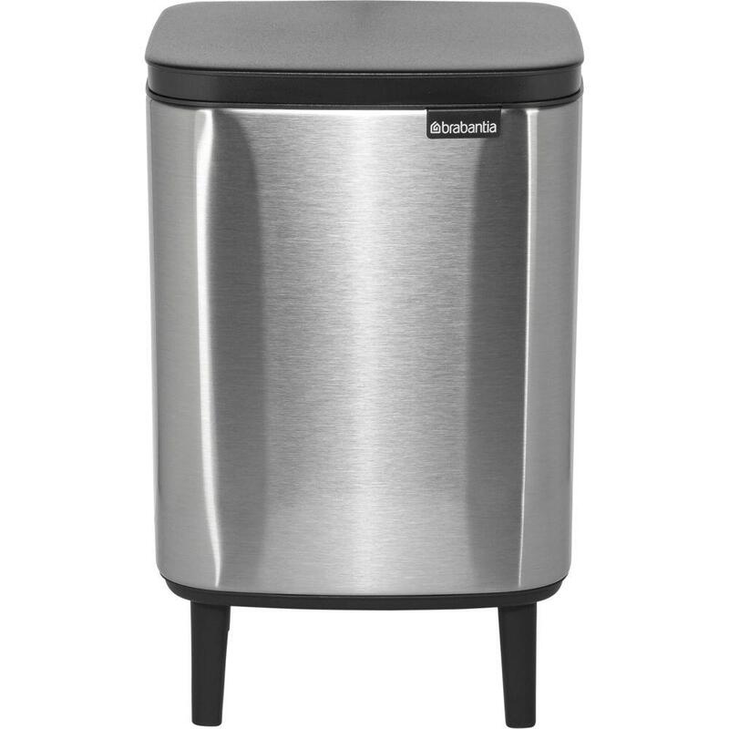 Brabantia Bo Trash Bin Hi 7 L Matte Steel Fingerprint Proof
