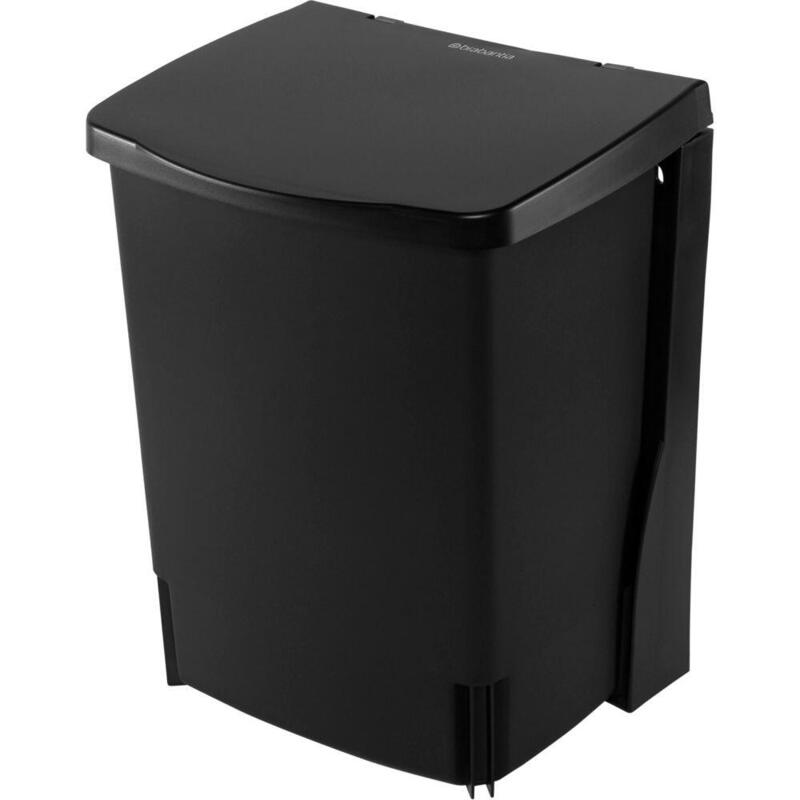 Brabantia Built-In Waste Bin Black 10 L