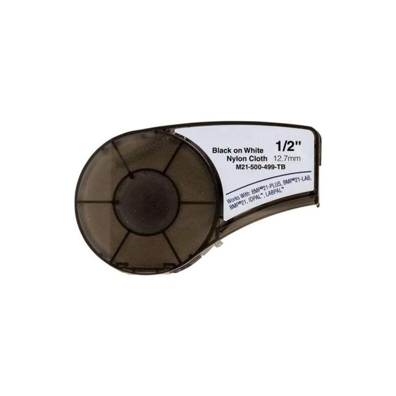 Brady Bmp21 Negro/Blanco Etiquetas De Nylon Genericas M21-500-499-Tb