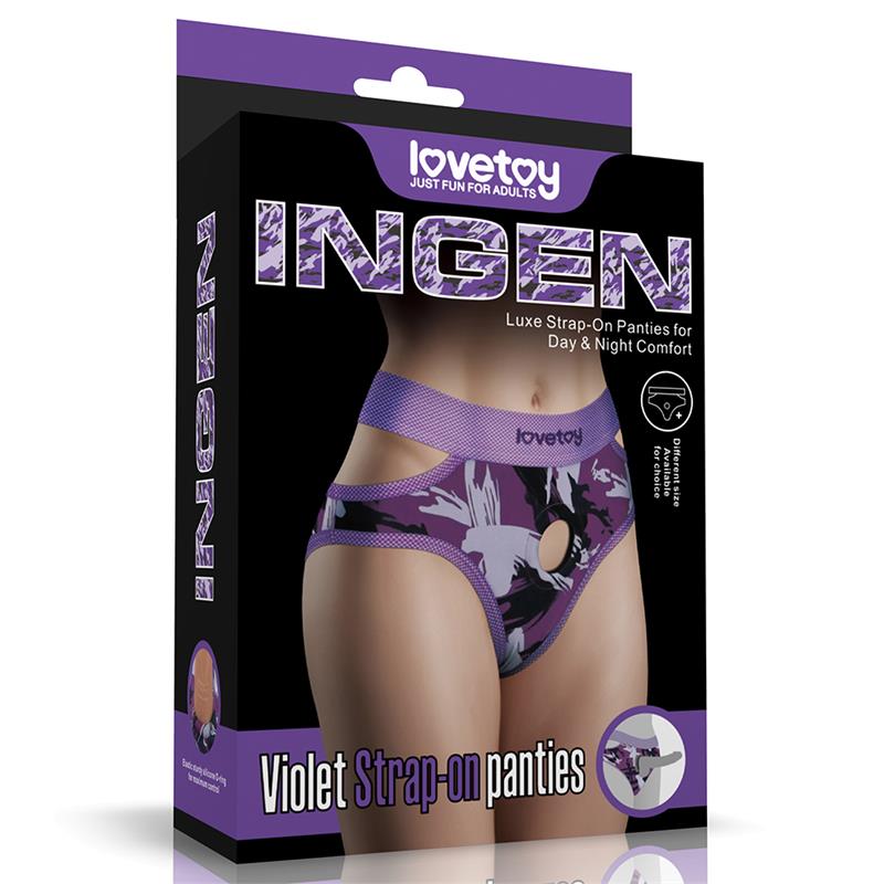 Braguitas-Arnés Violeta Talla (Interno):Xl-Xxl