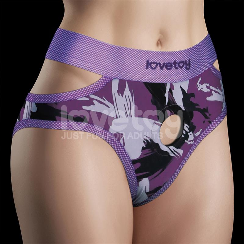 Braguitas-Arnés Violeta Talla (Interno):Xl-Xxl