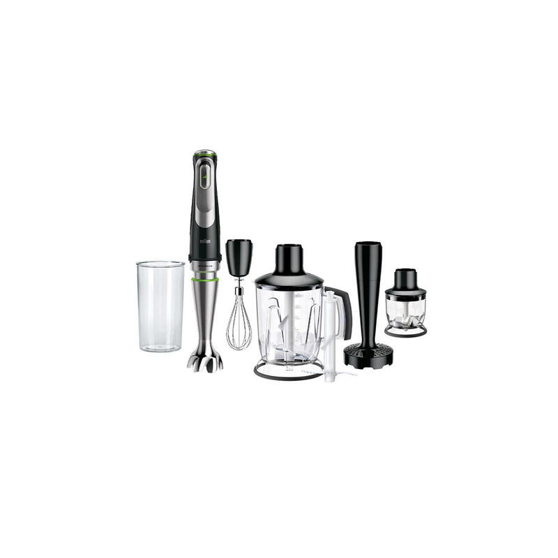 Braun Multiquick 9 Mq 9147x 0,6 L Batidora De Inmersión 1200 W Negro, Acero Inoxidable