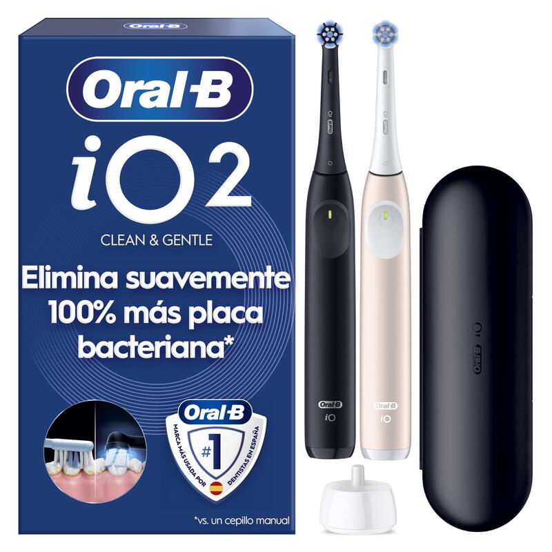 Braun Oral-B Io Series 2 Night Negro/Calm Rosa Con 2. Handpiezas