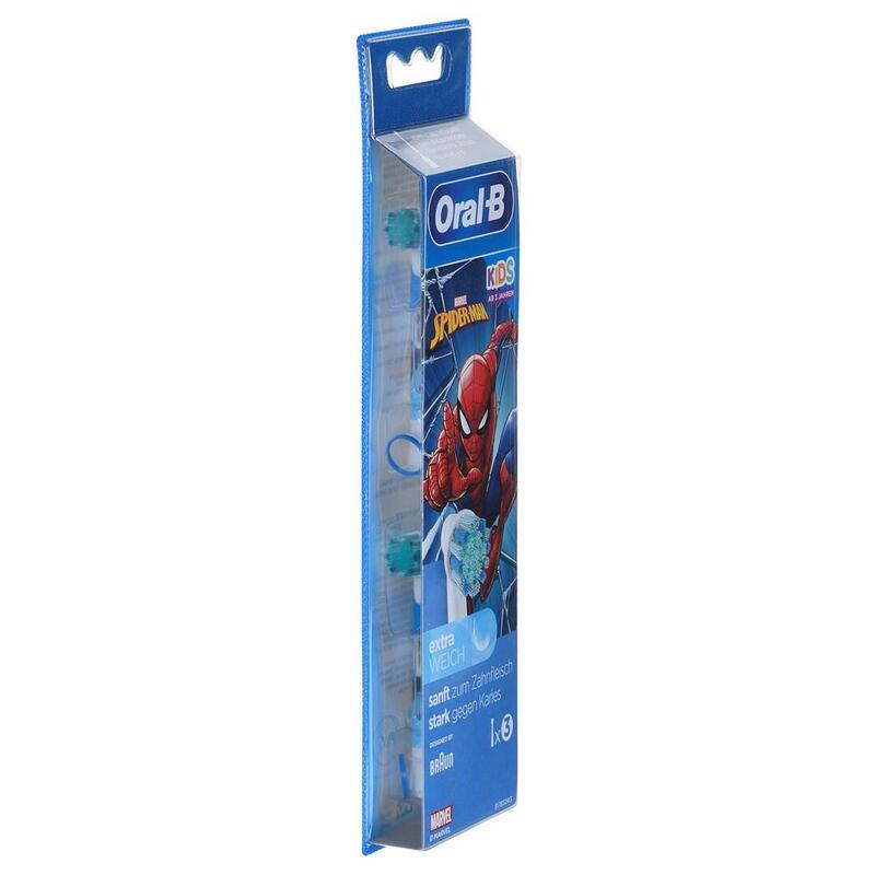 Braun Oral-B Kids Spiderman 3er, Aufsteckbürste 4210201404330