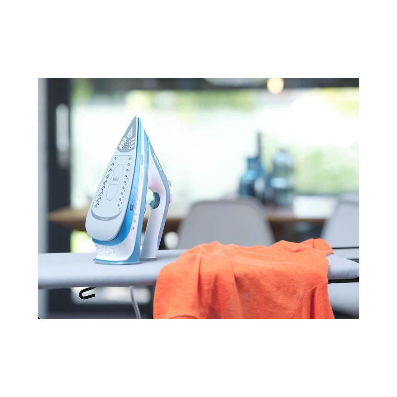 Braun Texstyle 5 Si 5006 Bl Plancha Vapor-Seco Suela De Cerámica 2600 W Azul, Gris, Blanco 0127406000
