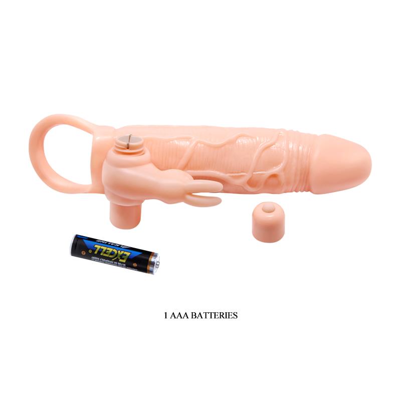 Funda Para El Pene Brave Man Con Vibración + 5cm