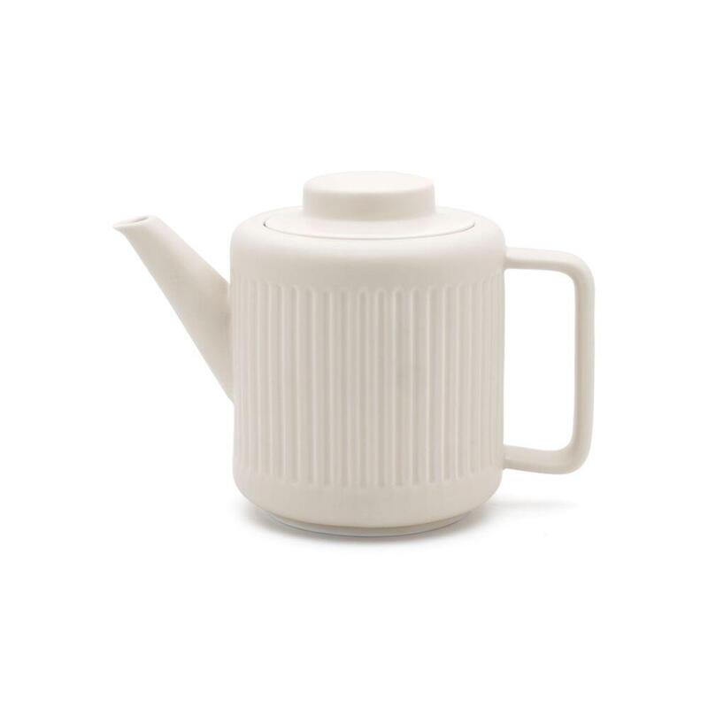 Bredemeijer Teekanne Skagen 1,2l Steingut Weiss 147050