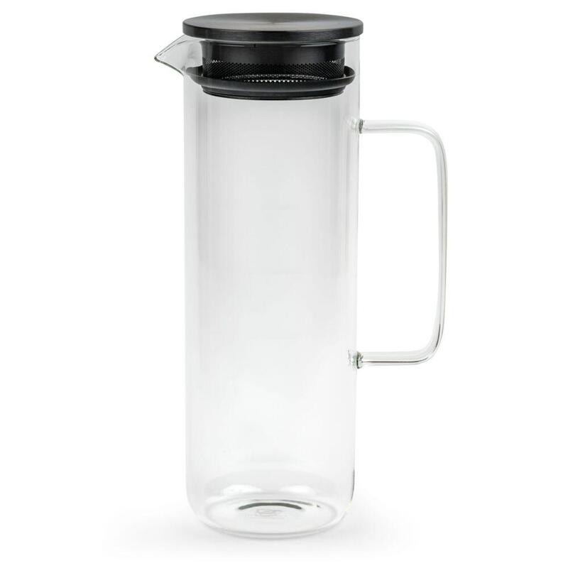 Bredemeijer Wasserkaraffe Padua 1,2l, Grau Transparent 165062