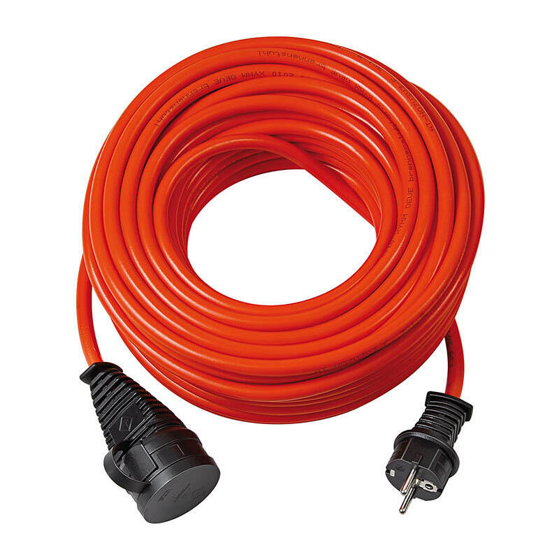 Brennenstuhl 1161760 Alargo 20m 1 Salidas Ac Negro, Rojo