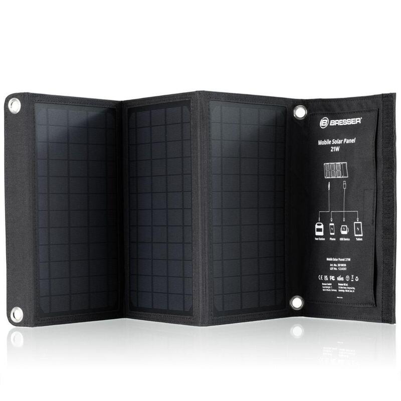 Bresser Mobile Solar Panel 21w Mit Usb