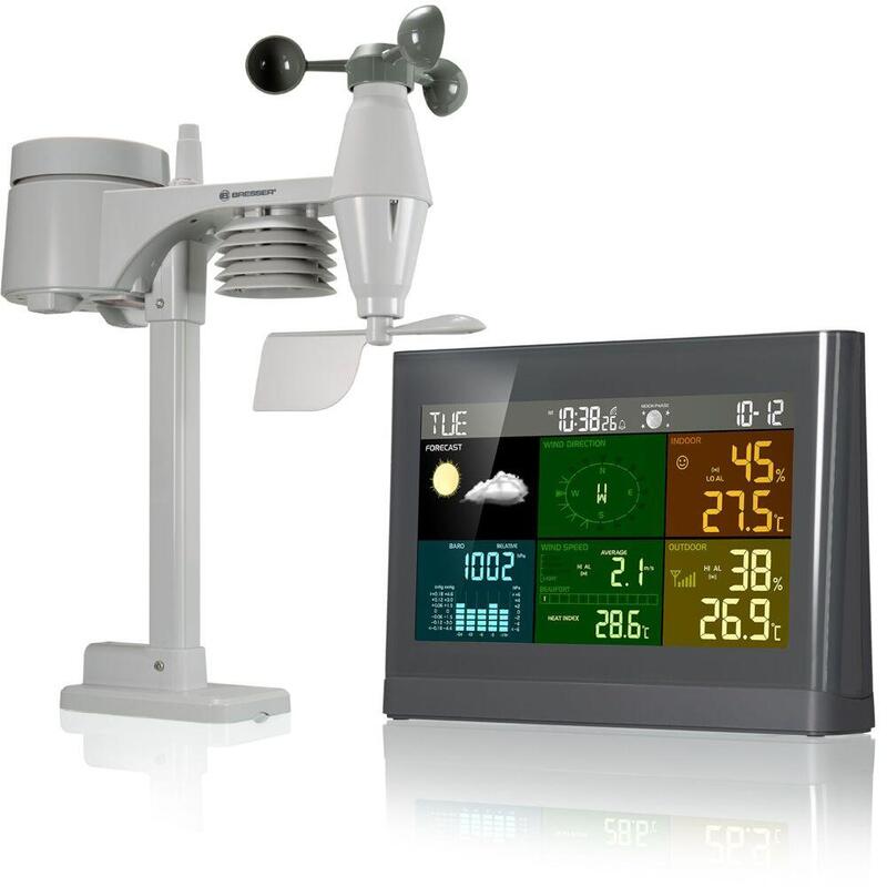 Bresser Wetter Center 5-In-1 Comfort Grey