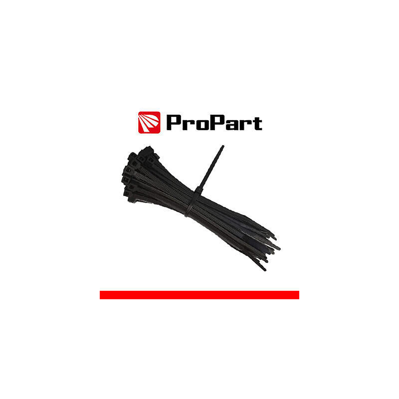 Bridas Nailon Electricista 4,8x200mm Negra 100uds