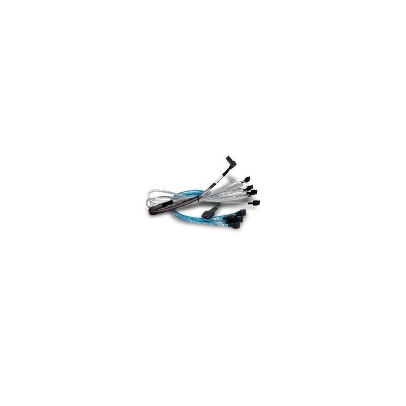 Broadcom Cbl-Sff8643-08m 0,8 M Negro, Azul, Plata