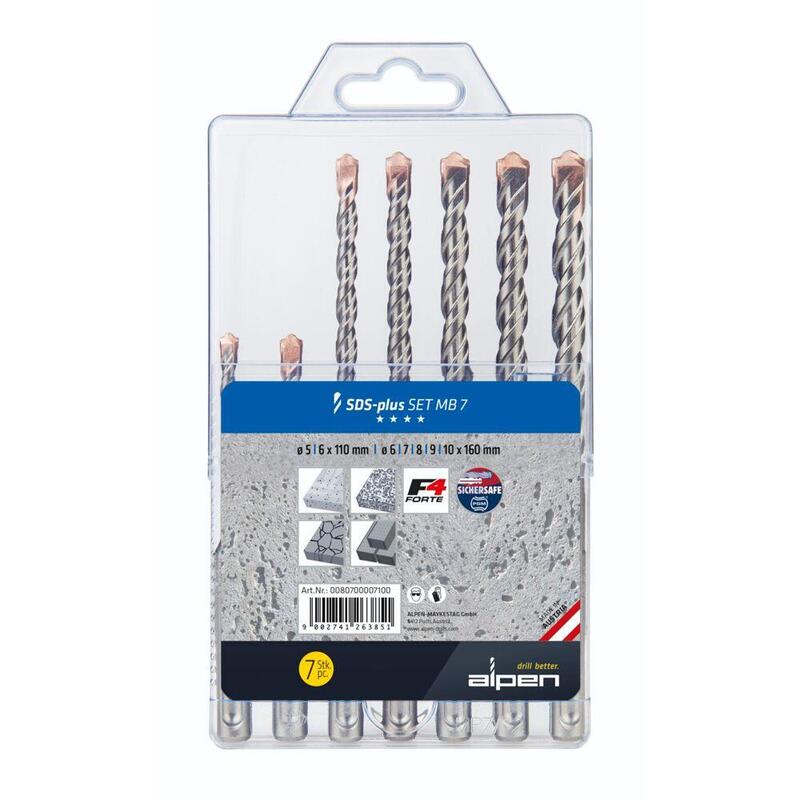 Broca Alpen Sds-Plus F4 Mb7 5-6x110/6- 7-8-9-10x160