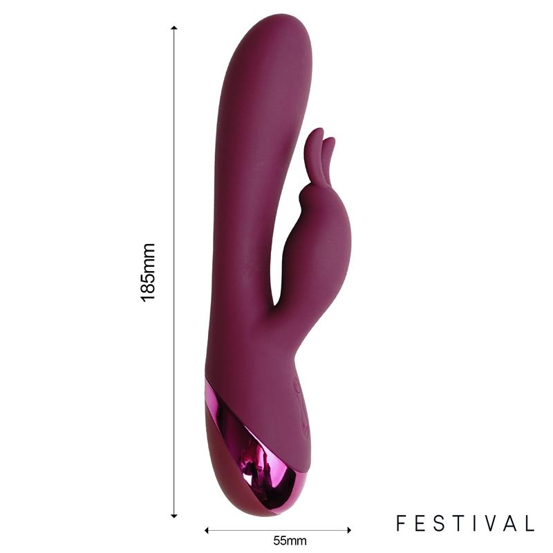 Vibrador Brole Usb Rojo