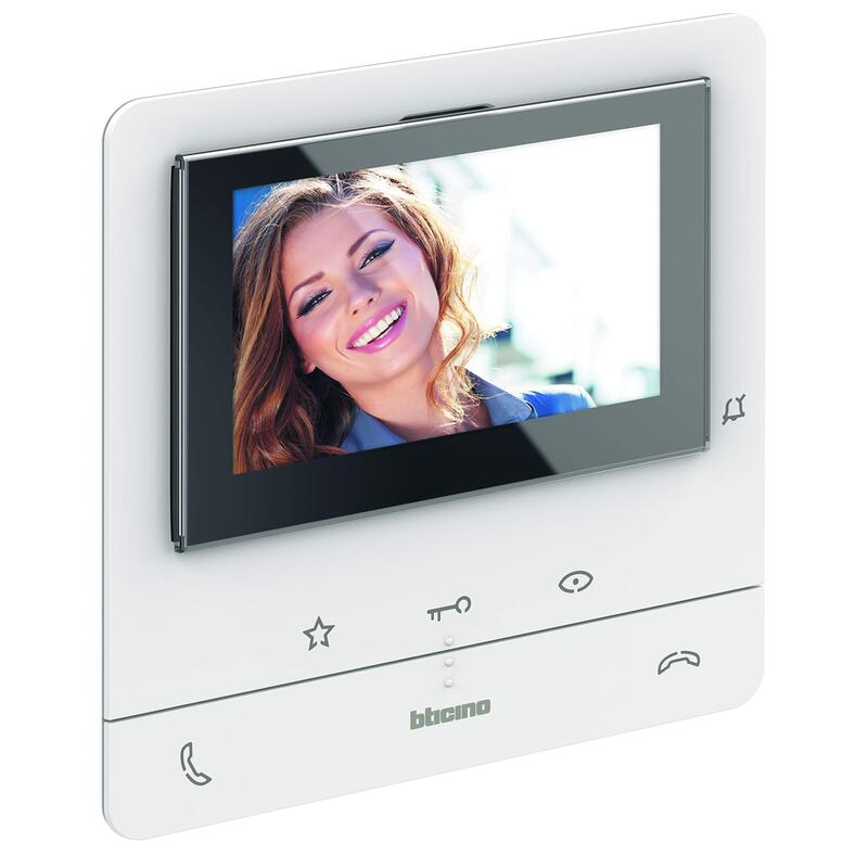 Bticino 344932 Classe100 X16e Hrerlose Ap-Video Hausstation M.Farb-Lcd 5z Smart