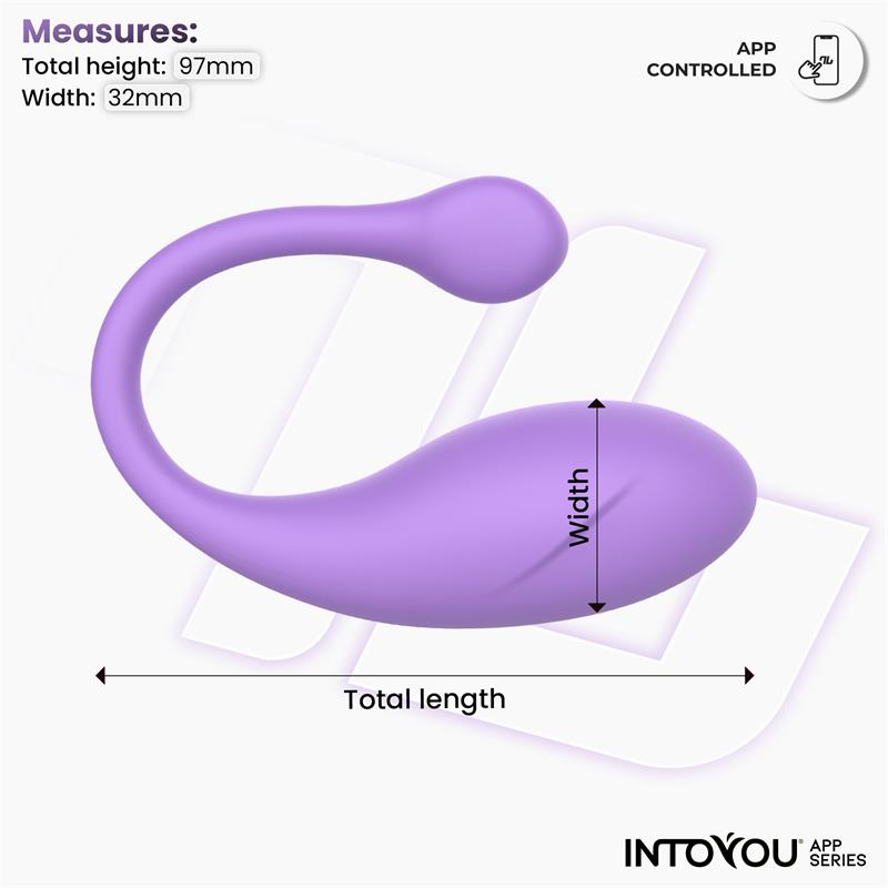 Bulby Huevo Vibrador Con App Lavanda