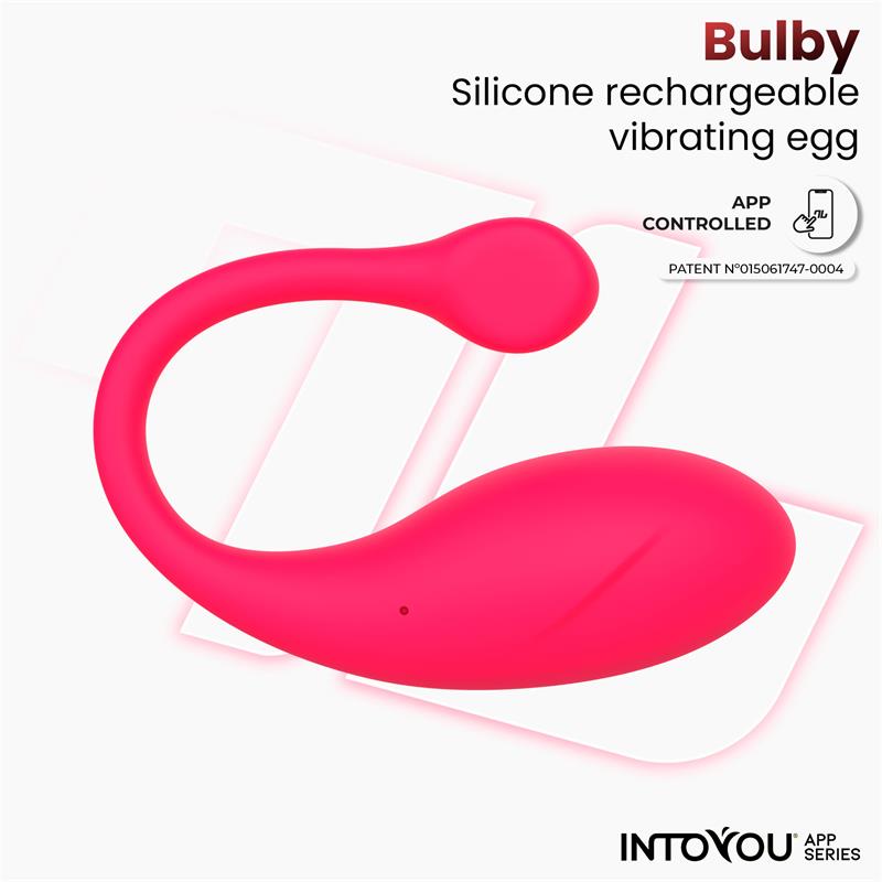 Huevo Vibrador Bulby Con App Rojo