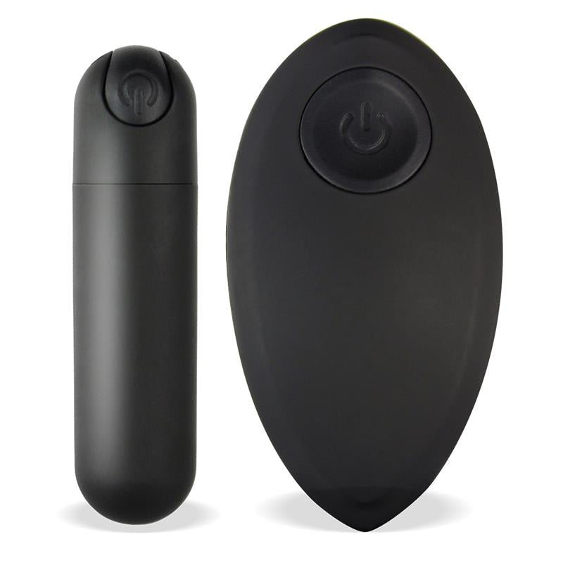 Buller Bala Vibradora Control Remoto Usb Negro