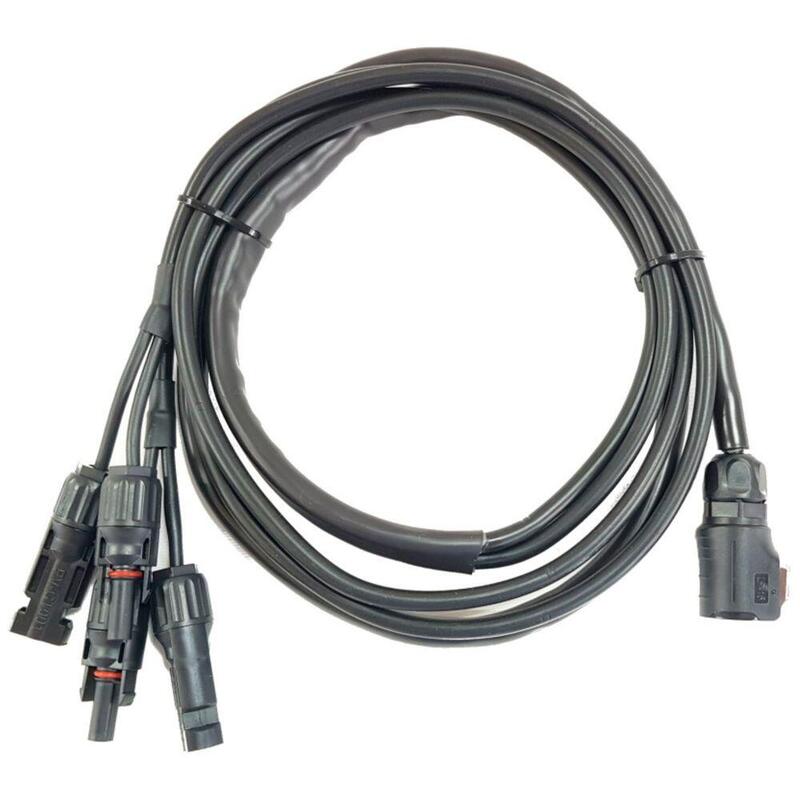 B&W Energy Case Connect. Cable For Two Mc4 Plugs Black