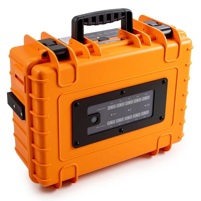 B&W Energy Case Pro500 500w Fuente De Alimentación Móvil Naranja
