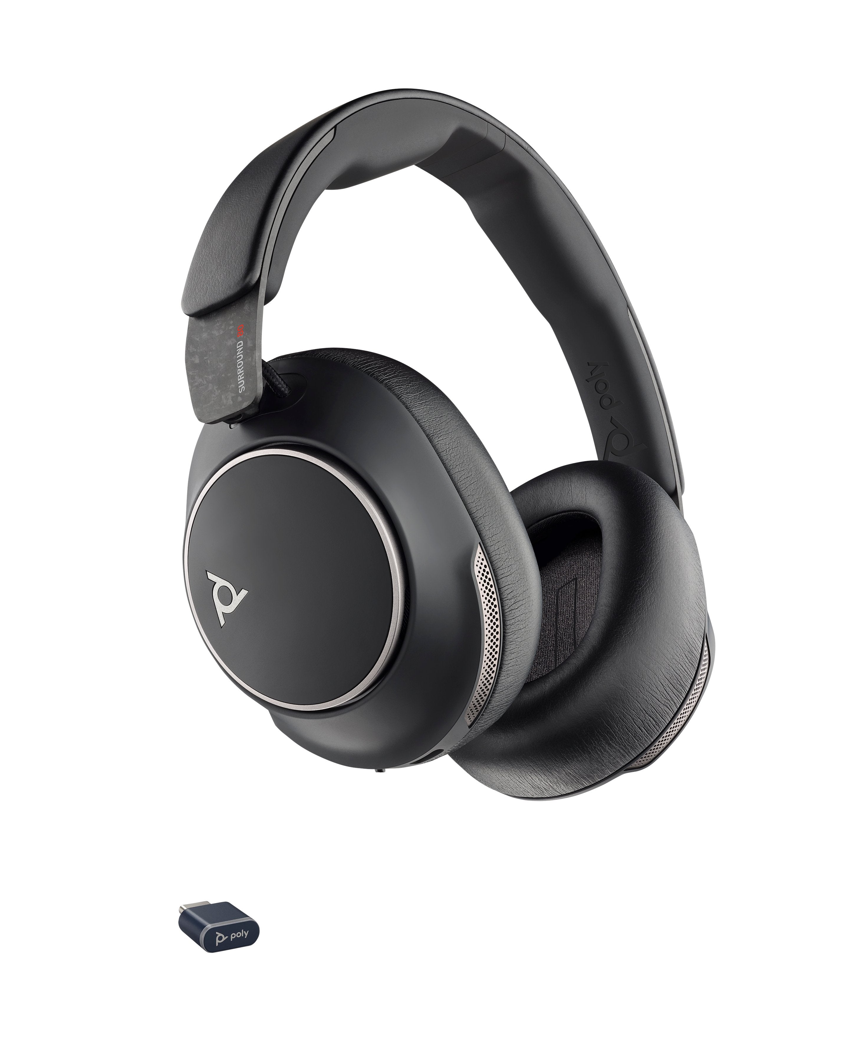 EAN 0017229188136 - HP Poly Voyager Surround 80 UC USB-C Headset +USB-C/A Adapter Inalámbrico Diadema Música/uso diario USB T imagen 1