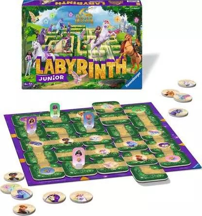 Ravensburger Unicorn Academy Junior Labyrinth, Juego De Mesa 25079